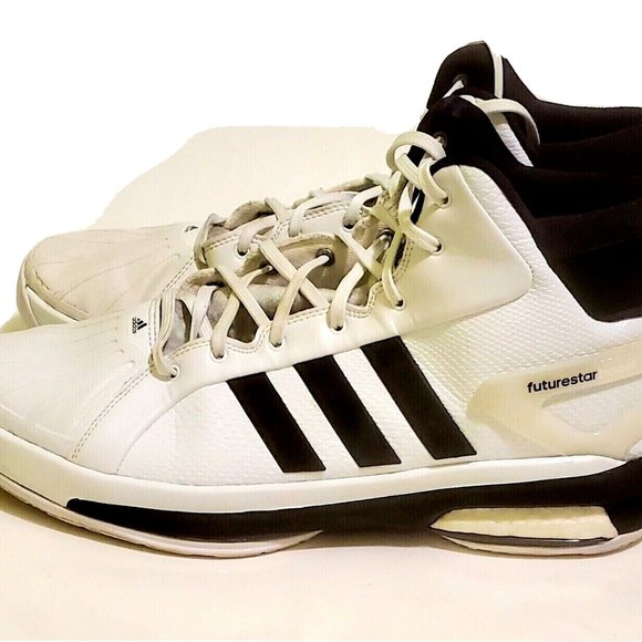 Adidas Future star BOOST Basketball Shoes For Men White Size 12 - Picture 2 of 6